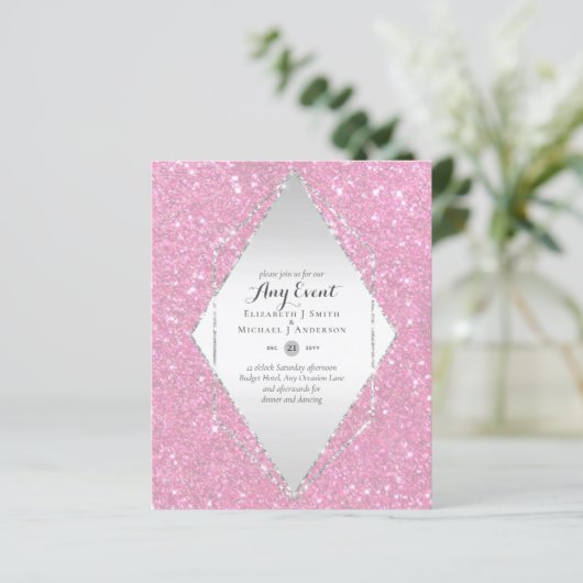 BEGROTINGSINVITATIES - EVENTUELE GEBEURTENISSEN -  (Staand voorkant)