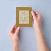 BEGROTINGSINVITATIES - Minimalistisch script Flyer (Hand)