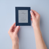 BEGROTINGSINVITATIES - Minimalistisch script Flyer (Hand)