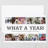 BEGROTINGSjaar in Review Foto op maat kerstmis (Voorkant / Achterkant)