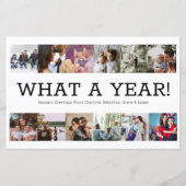 BEGROTINGSjaar in Review Foto op maat kerstmis (Voorkant)