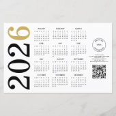 Begrotingskalender 2024 Logo QR-code Gelukkig nieu (Voorkant)