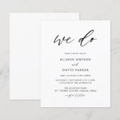 Begrotingskalligrafie die we doen aan uitvindingen (Voorkant / Achterkant)