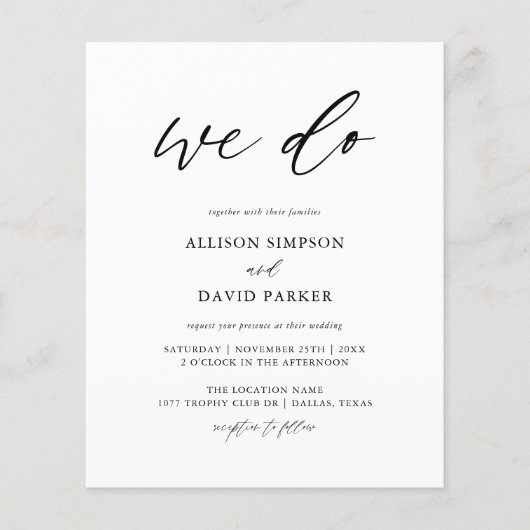 Begrotingskalligrafie die we doen aan uitvindingen (Voorkant)