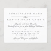 Begrotingskalligrafie Elegant Wedding Landschap Flyer (Voorkant)