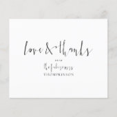 Begrotingskalligrafie Toekomstige Bedankt van mevr (Voorkant)