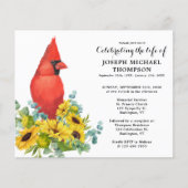 Begrotingskardinale viering van de levensuitnodigi (Voorkant)