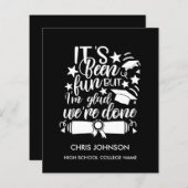 BEGROTINGSklasse 2022 Kaart Afstuderen (Voorkant / Achterkant)