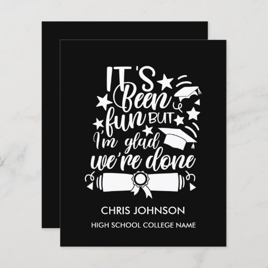 BEGROTINGSklasse 2022 Kaart Afstuderen (Voorkant / Achterkant)