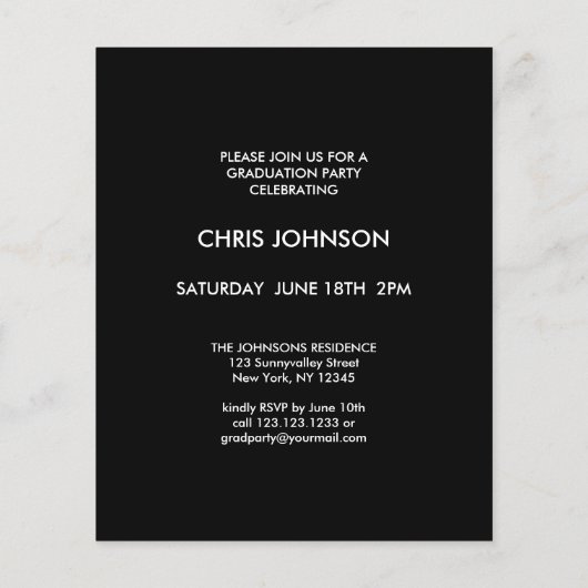 BEGROTINGSklasse 2022 Kaart Afstuderen (Achterkant)