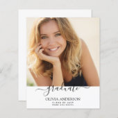 Begrotingsklasse 2023 Afstuderen witte foto's (Voorkant / Achterkant)