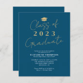 Begrotingsklasse 2023 Blauwe Gouden Drijfpartij (Voorkant / Achterkant)