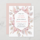 Begrotingsklasse 2023 Uitnodiging Boho Afstudeerde (Voorkant / Achterkant)