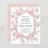 Begrotingsklasse 2023 Uitnodiging Boho Afstudeerde (Voorkant / Achterkant)