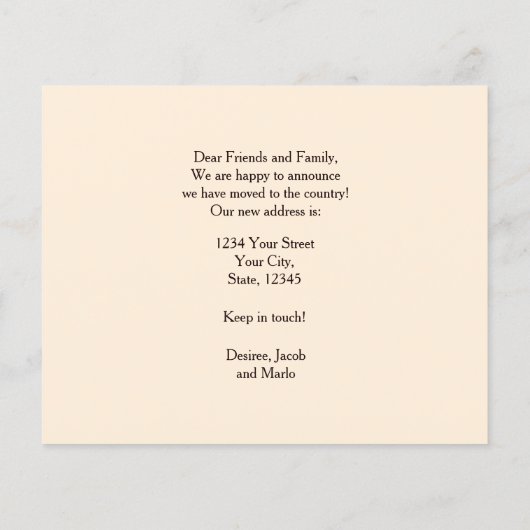 BegrotingsKoe Rustisch land Funny Boerderij Moving (Achterkant)