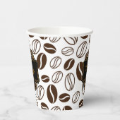 Begrotingskoffie Aangepaste bedrijfsnaam zoeken Papieren Bekers (Links)