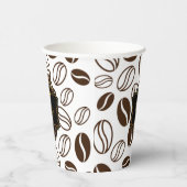 Begrotingskoffie Aangepaste bedrijfsnaam zoeken Papieren Bekers (Rechts)