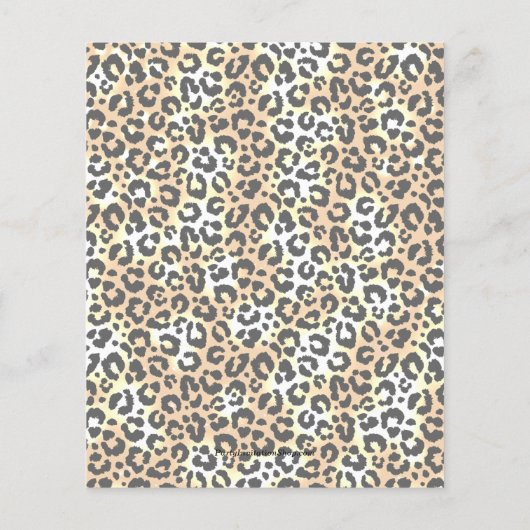 Begrotingsluipaard 50e verjaardag van uitnodiginge (Achterkant)