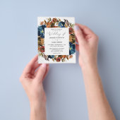 Begrotingsmarine, Oranje en bruin huwelijk Flyer (Hand)