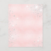 Begrotingsmiddelen Baby shower teddybeer meisje ro (Achterkant)