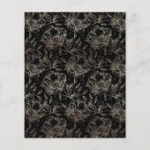 Begrotingsmiddelen Elegant Botanisch Vrijgezellenf Flyer (Achterkant)