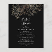 Begrotingsmiddelen Elegant Botanisch Vrijgezellenf Flyer (Voorkant)