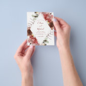 Begrotingsnajaar Floral Eucalyptus Flyer (Hand)