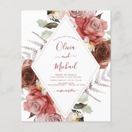 Begrotingsnajaar Floral Eucalyptus Flyer