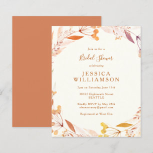 Begrotingsnajaar Floral Waterverf Boho Vrijgezelle