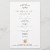 Begrotingsnajaarsprogramma Florals Foliage Wedding (Achterkant)