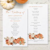 Begrotingsnajaarsprogramma Pumpkins Florals Weddin