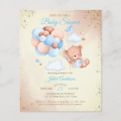 Begrotingsonderzoek met baby shower van de begroti (Voorkant)
