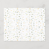 Begrotingspartij in de uitnodiging van het Baby sh (Achterkant)