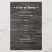Begrotingspatriottische volgorde van dienst Funera (Achterkant)