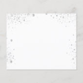 Begrotingsplechtigheid floral white save the date (Achterkant)