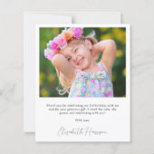 Begrotingspost Foto van Birthday Hartelijk dank (Achterkant)