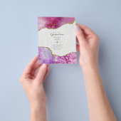 BEGROTINGSPRODUCATIEPartij nodigt Glitter Glam uit Flyer (Hand)