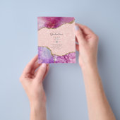 BEGROTINGSPRODUCATIEPartij nodigt Glitter Glam uit Flyer (Hand)