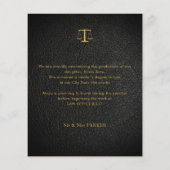 Begrotingsrecht school afstuderen foto aankondigin (Achterkant)