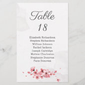 Begrotingsroze kersen bloesem huwelijkszittingssch (Achterkant)