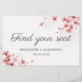 Begrotingsroze kersen bloesem vinden je plaats (Achterkant)