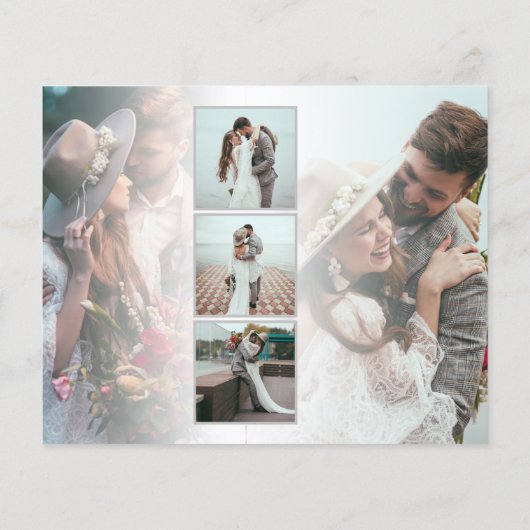 Begrotingsscript 6 Foto's eerste gehuwde Kerstmis (Achterkant)