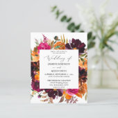 BegrotingsSinaasappel, Roze, Paarse Herfst Floral  (Staand voorkant)