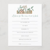 Begrotingsspeladvies nieuw Baby shower voor pap ma (Voorkant)