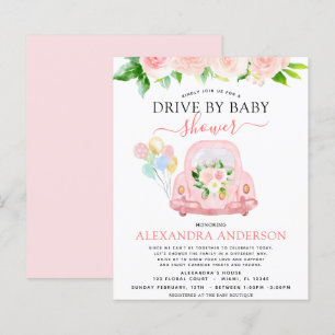 Begrotingsstation op Baby shower - Floral Blush Pi