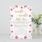 Begrotingssterren Geslacht Openbaar Baby shower (Staand voorkant)