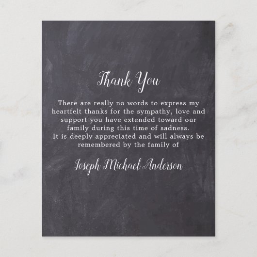 Begrotingssympathie 4 Foto Collage Funeral Harteli (Achterkant)