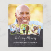 Begrotingssympathie 4 Foto Collage Funeral Harteli (Voorkant)