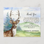 Begrotingssympathie begrafenis bedankt Woodland De (Voorkant)