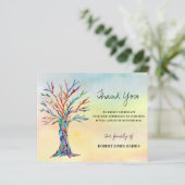 Begrotingssympathie begrafenisherdenkingsboom Dank (Staand voorkant)